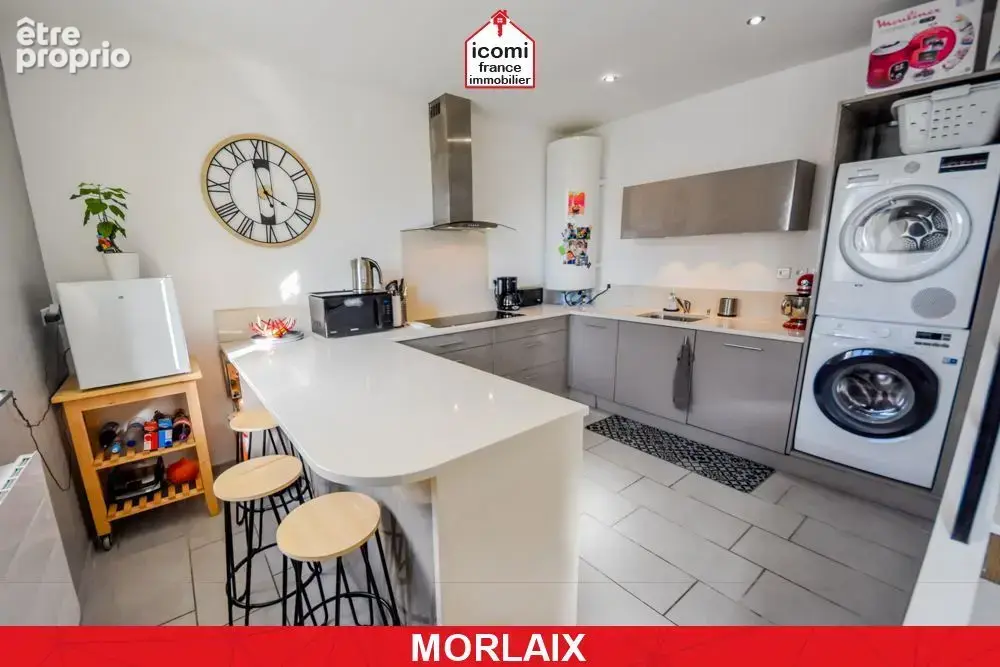Finistere - morlaix (29600) - a vendre - maison de ville t5 95m² de 1940 - 3 chambres - aucuns travaux - coup de coeur - proche  - photo 3