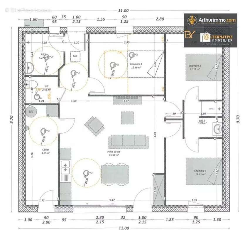 Vente Maison La bouexiere(35340) 176 400ï¿œ - photo 3