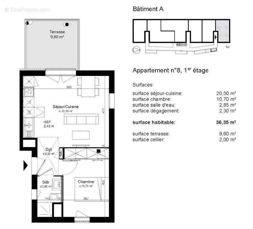 Appartement à BEZIERS