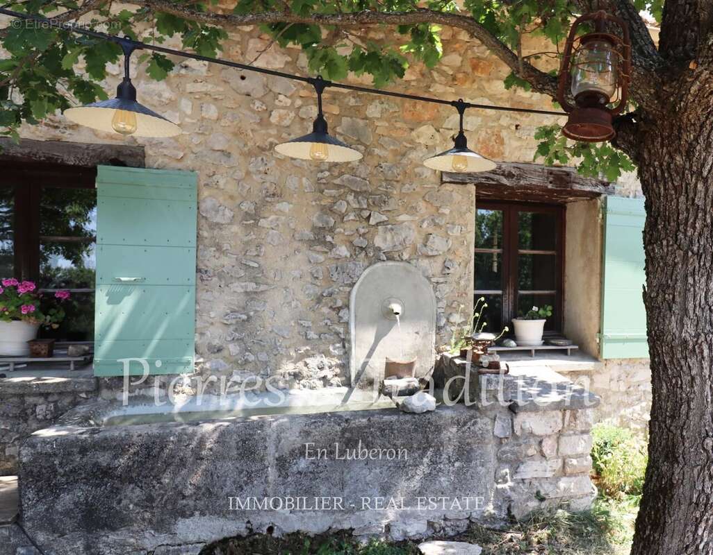 Provence, Luberon, magnifique ancienne ferme rénovée avec vue - photo 2