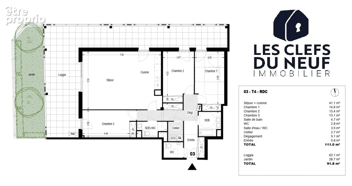 Appartement Toulouse 4 pièces de 111m² + 92m² de jardin et loggia + Parking sous-sol ! COTE PAVÉE - photo 9