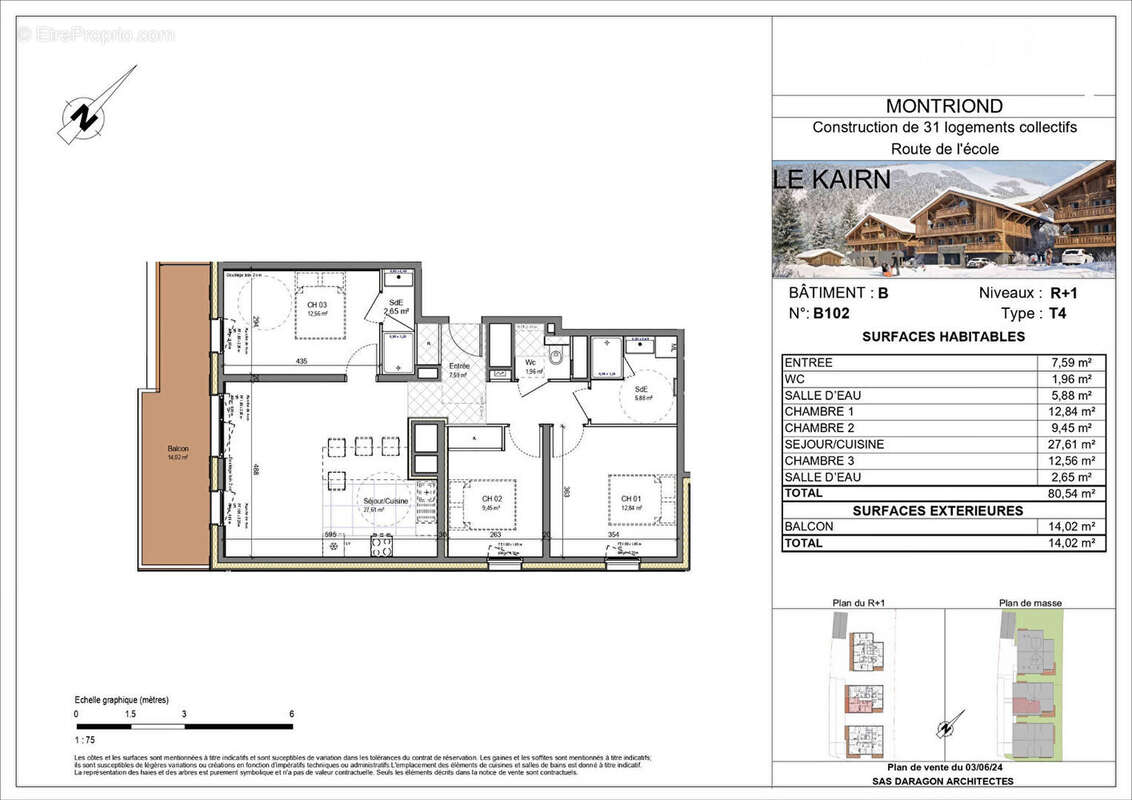 Appartement à MONTRIOND