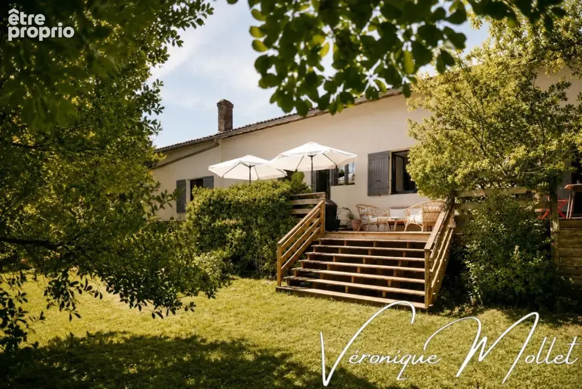Maison en pierre indépendante sur 1000m2 de parcelle arborée à pieds de tous commerces - photo 6
