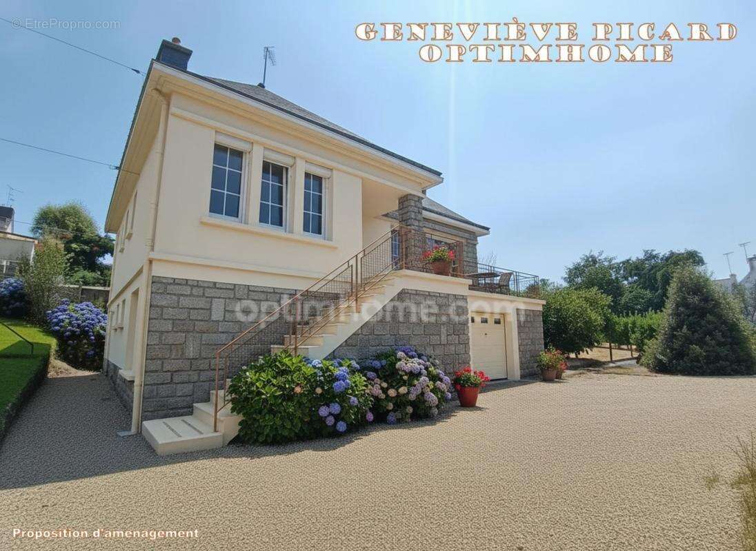 Centre-ville de Pontivy – Maison de 4 pièces sur 1 500 m² en zone UB : un potentiel rare qui fait la différence ! - photo 2