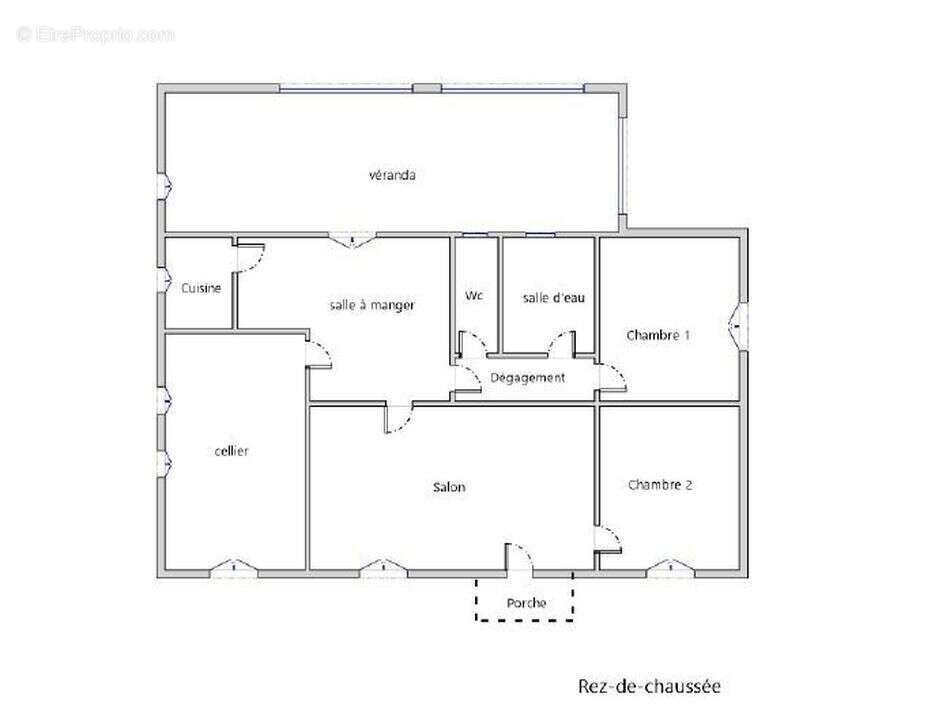 #Maison  #plain-pied #landes #pascher #t3 - Maison à CREON-D&#039;ARMAGNAC