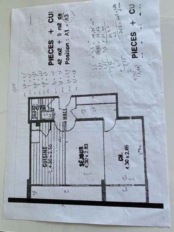 T2 43m2 balcons + cave - photo 9