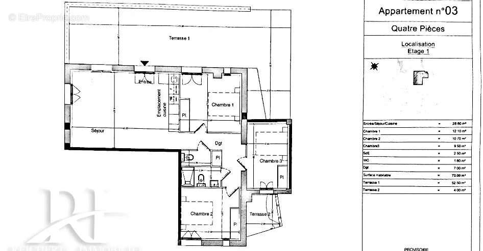Appartement à MOUANS-SARTOUX