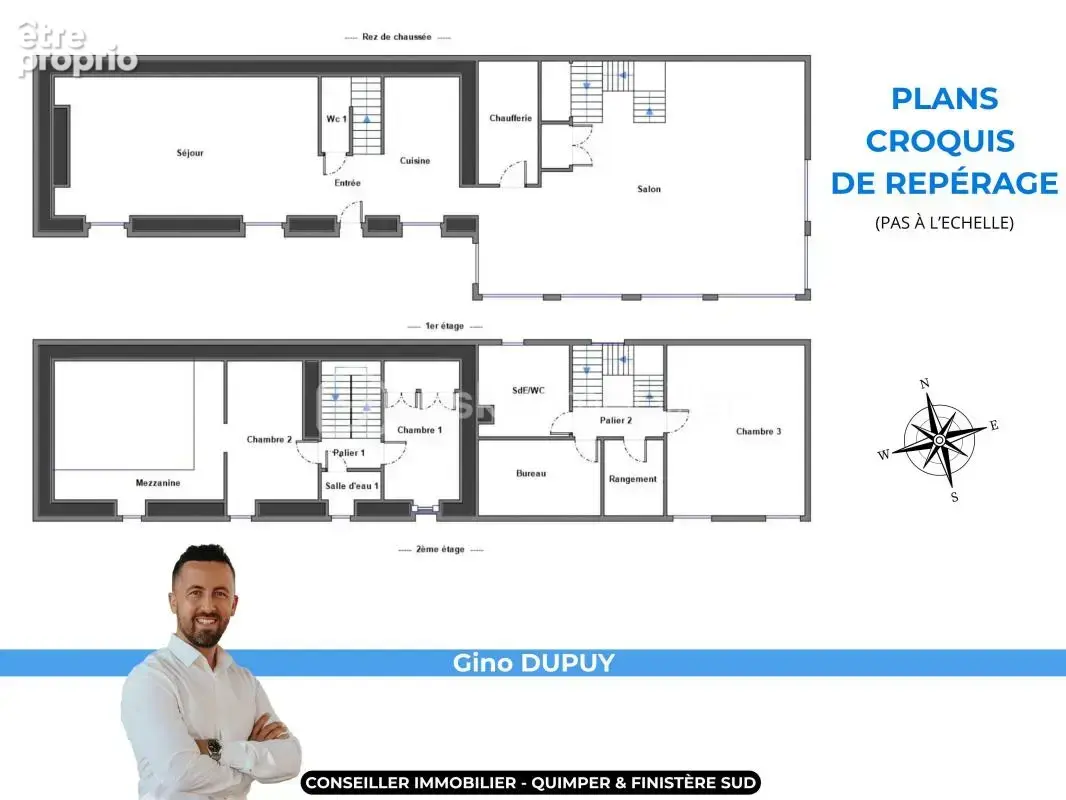 Longère de caractère rénovée – DPE B – 180 m² à Fouesnant - photo 19