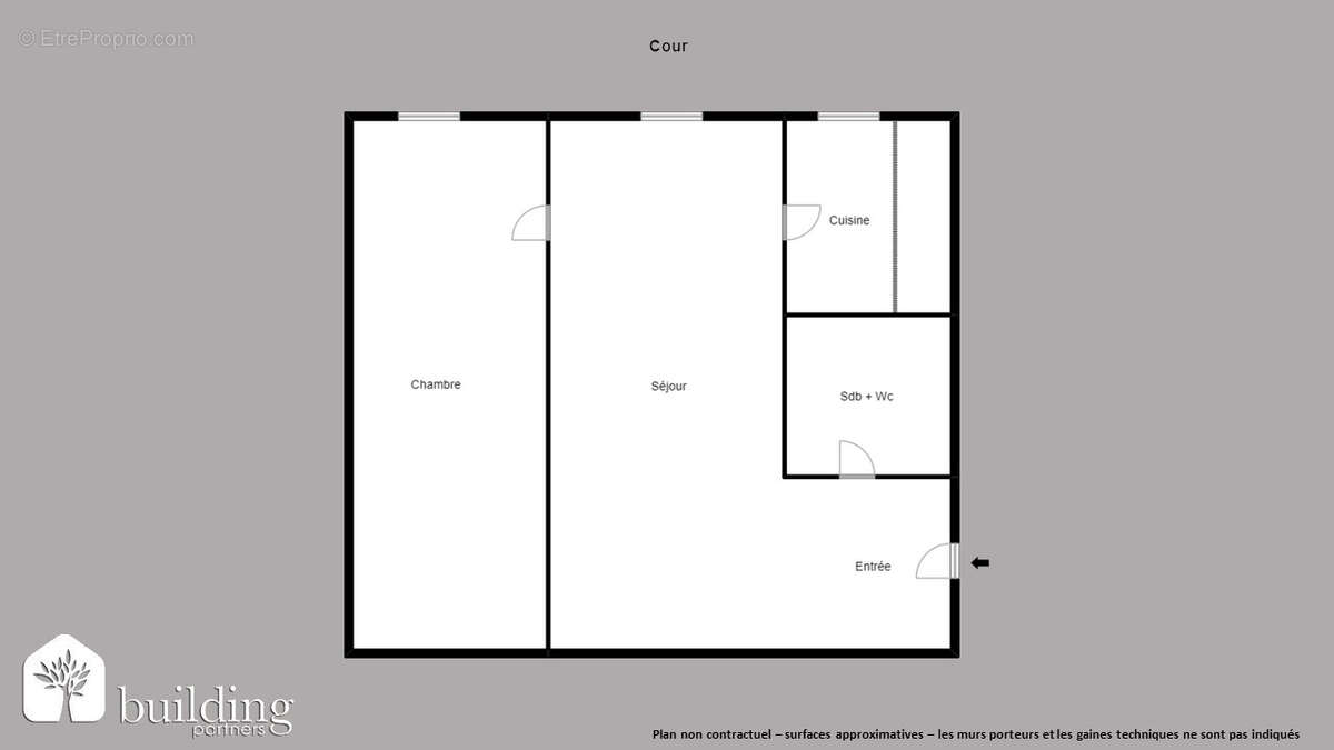 Paris 11e Goncourt - Appartement 2 pièces de 36 m² - photo 2