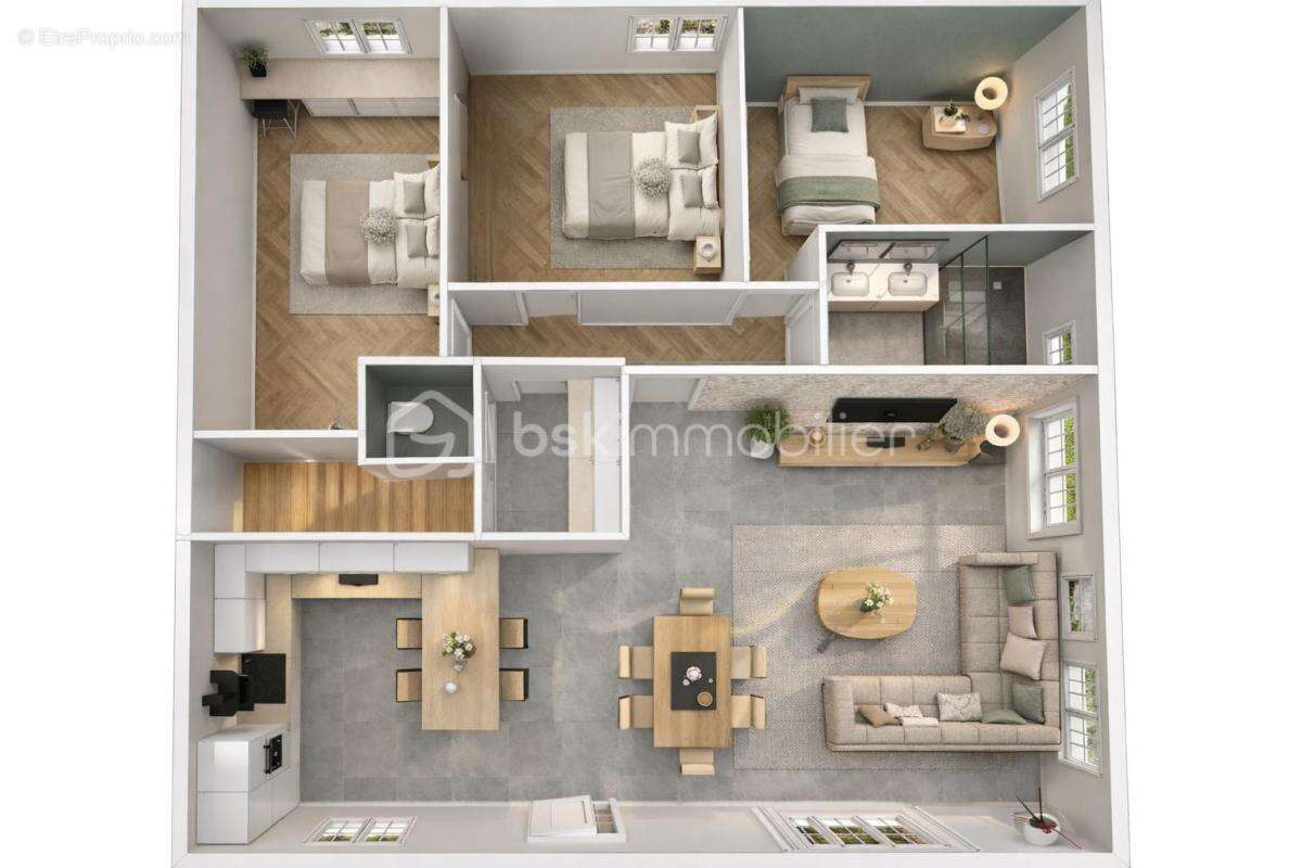 Maison 92 m² sur terrain 987 m² - photo 10