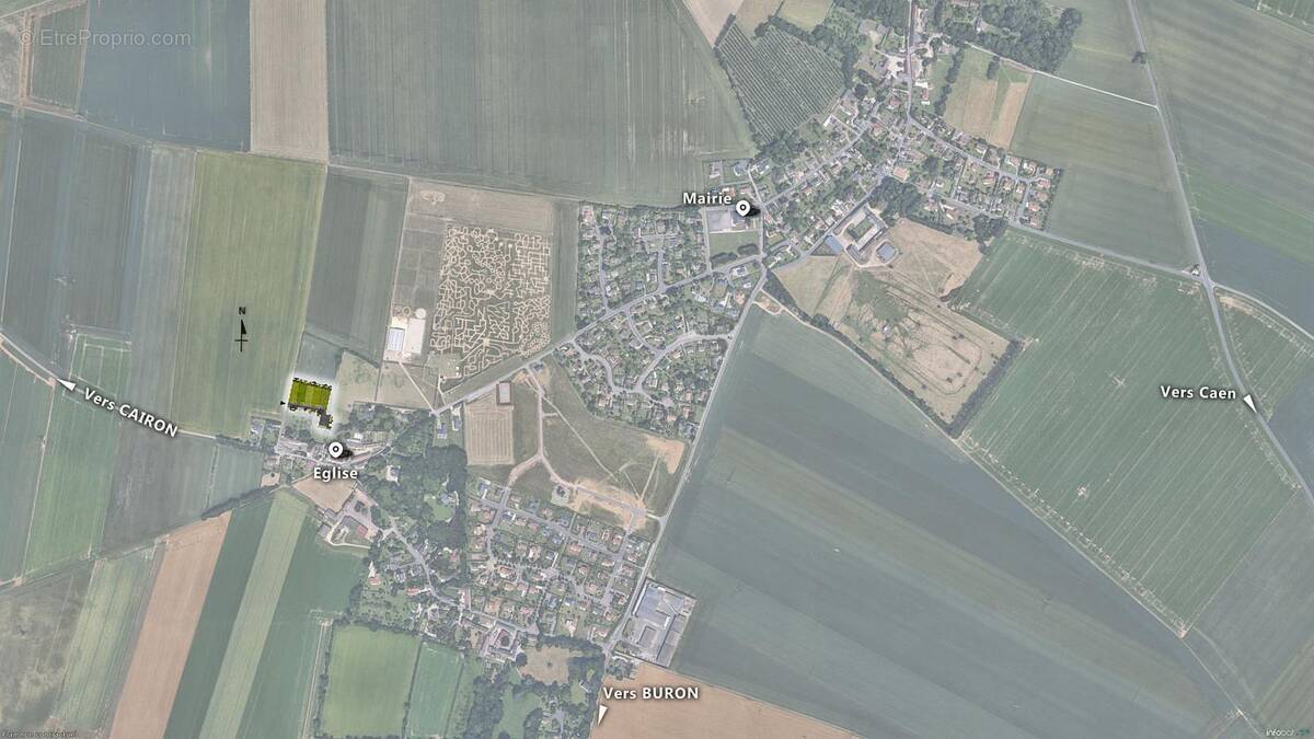 Terrain à VILLONS-LES-BUISSONS