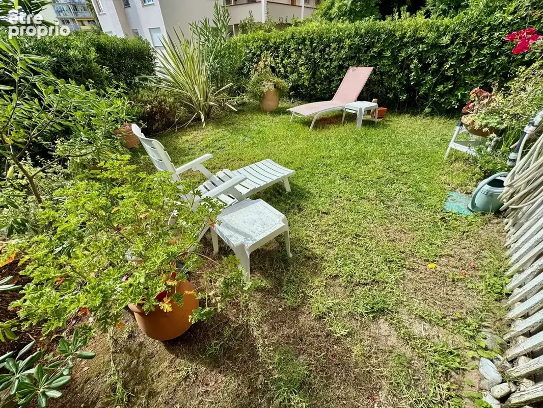 Cannes vente 2 pieces en rez de jardin - parking - photo 8