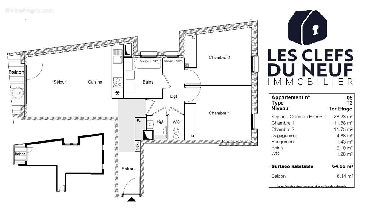 Appartement à TOULOUSE