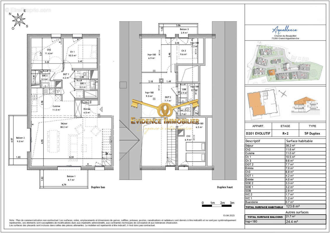 Appartement à AIGUEBLANCHE