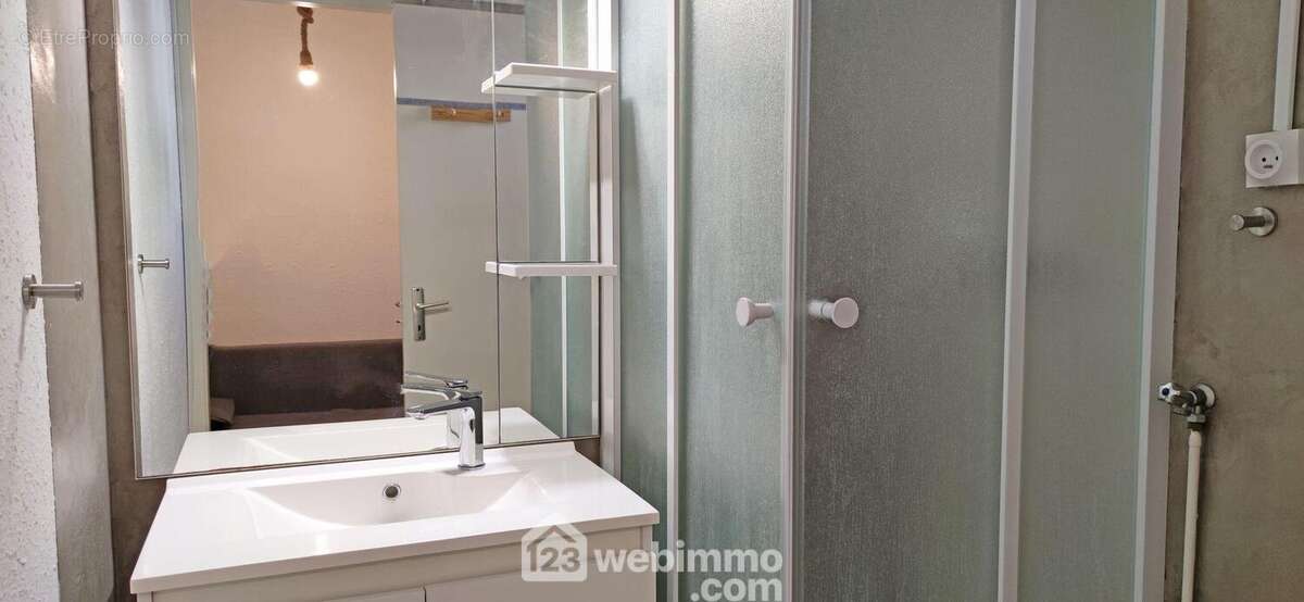 La salle d'eau. - Appartement à SAINTES-MARIES-DE-LA-MER