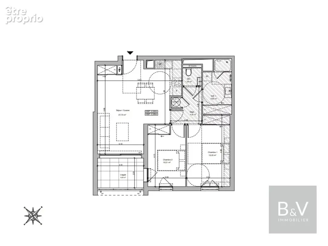 Appartement lumineux de 64 m² avec prestations de qualité - photo 5