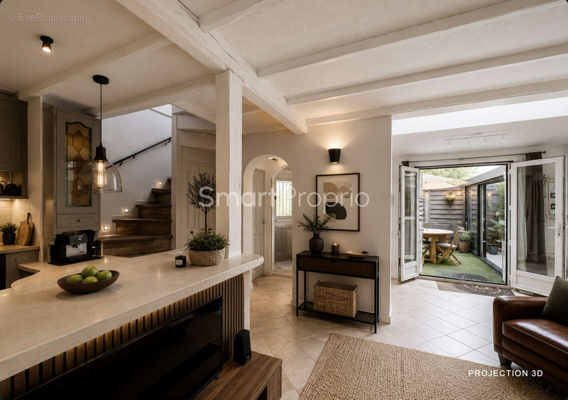 Roquebrune-cap-martin - frontière monegasque - maison de charme (4p) de 105 m2 au calme  - - photo 4