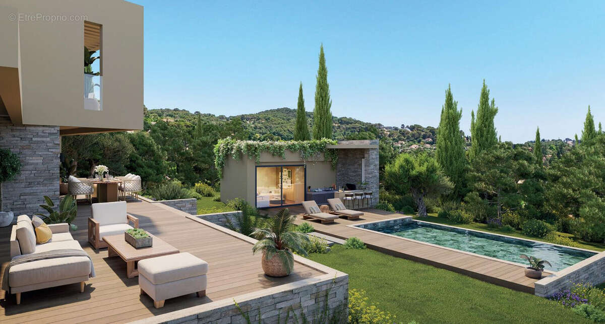 Mougins  Domaine privé  Villas neuves d'exception avec piscine - photo 7