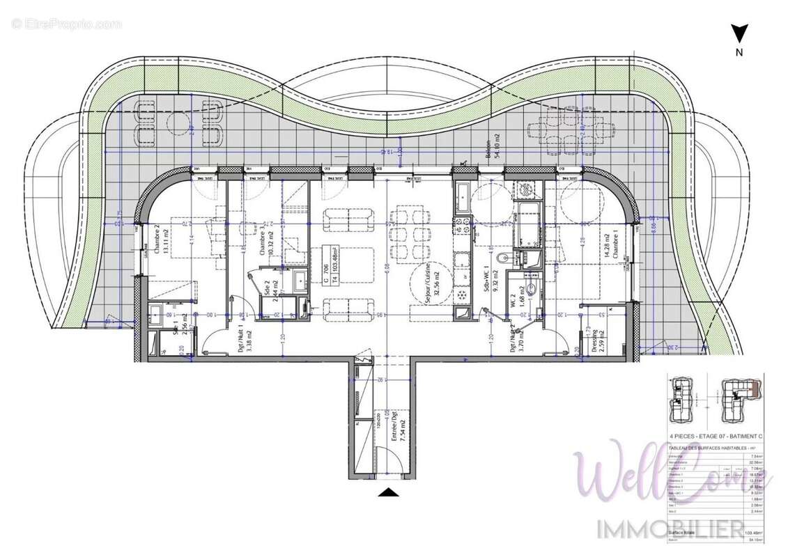 Appartement à AIX-LES-BAINS
