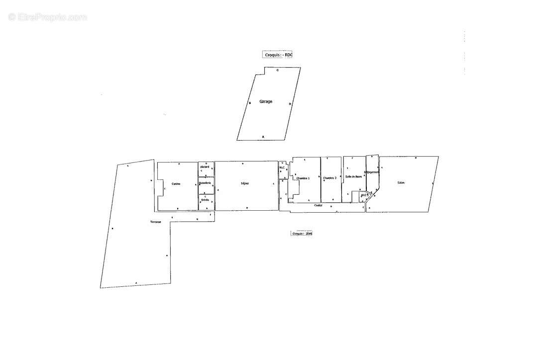 Appartement de type Haussmanien T4 d'environ 125m2 avec terrasse de 66m2 et garage - photo 17