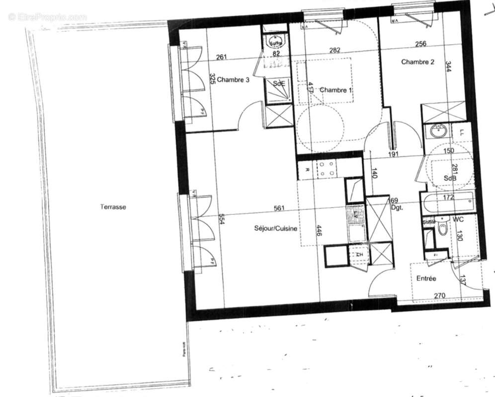 Appartement à SAINT-GRATIEN