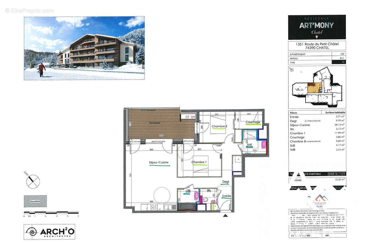 vente-programme-neuf-appartement-standing-chatel-alpesvente - Appartement à CHATEL