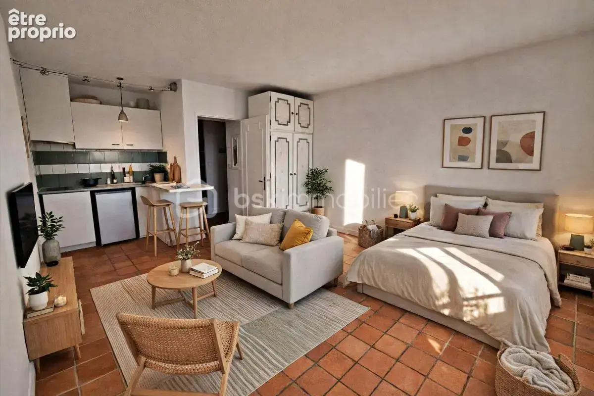 Exclusivité – Baisse de prix, à saisir ! Studio 28 m² vue mer, à deux pas du port et des commerces, au calme absolu - photo 7