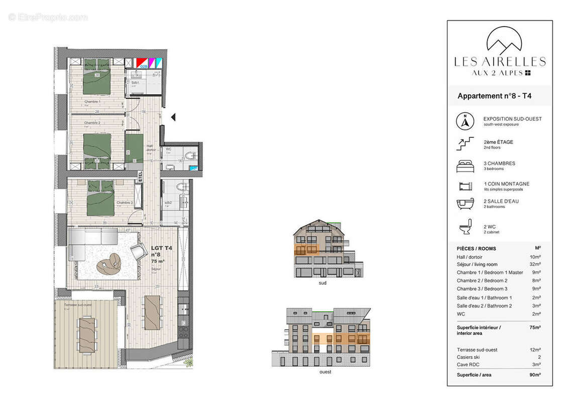 Appartement à MONT-DE-LANS