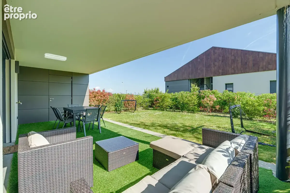 Appartement Neuvecelle 3 pièces 79.4m² en rez-de-jardin - photo 2