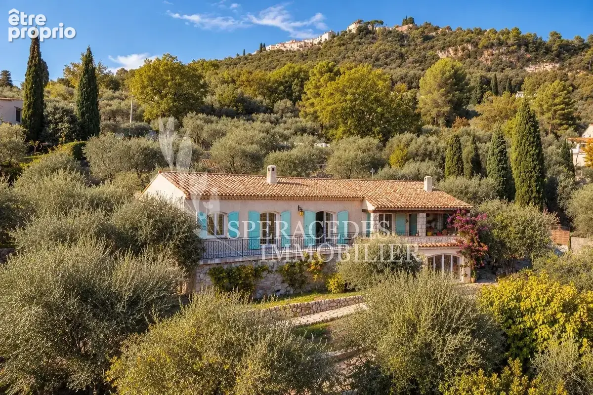 Cabris - Villa de charme avec vue mer et oliveraie - photo 2