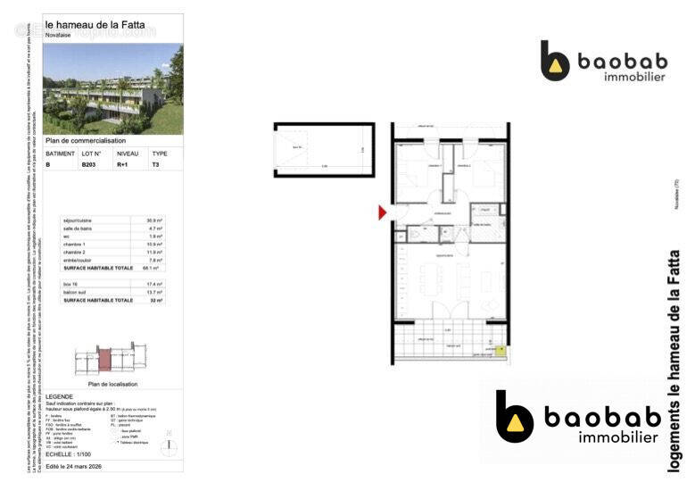 Appartement à NOVALAISE