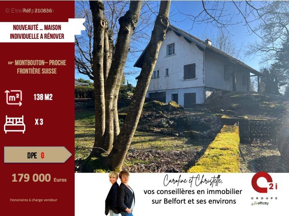 Maison à MONTBOUTON