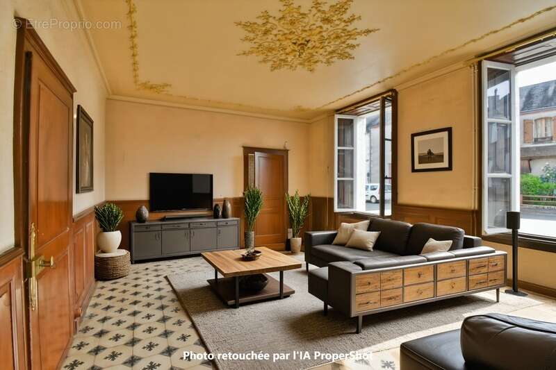 Maison + local avec appartement – fort potentiel à réinventer à vendre 8 pièces PREVERANGES (18) - photo 15