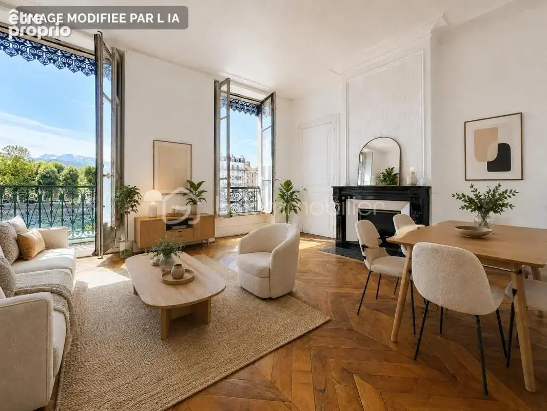 T4 de caractère de 94,17 m² A RENOVER– Quartier Saint-Laurent – Grenoble - photo 9
