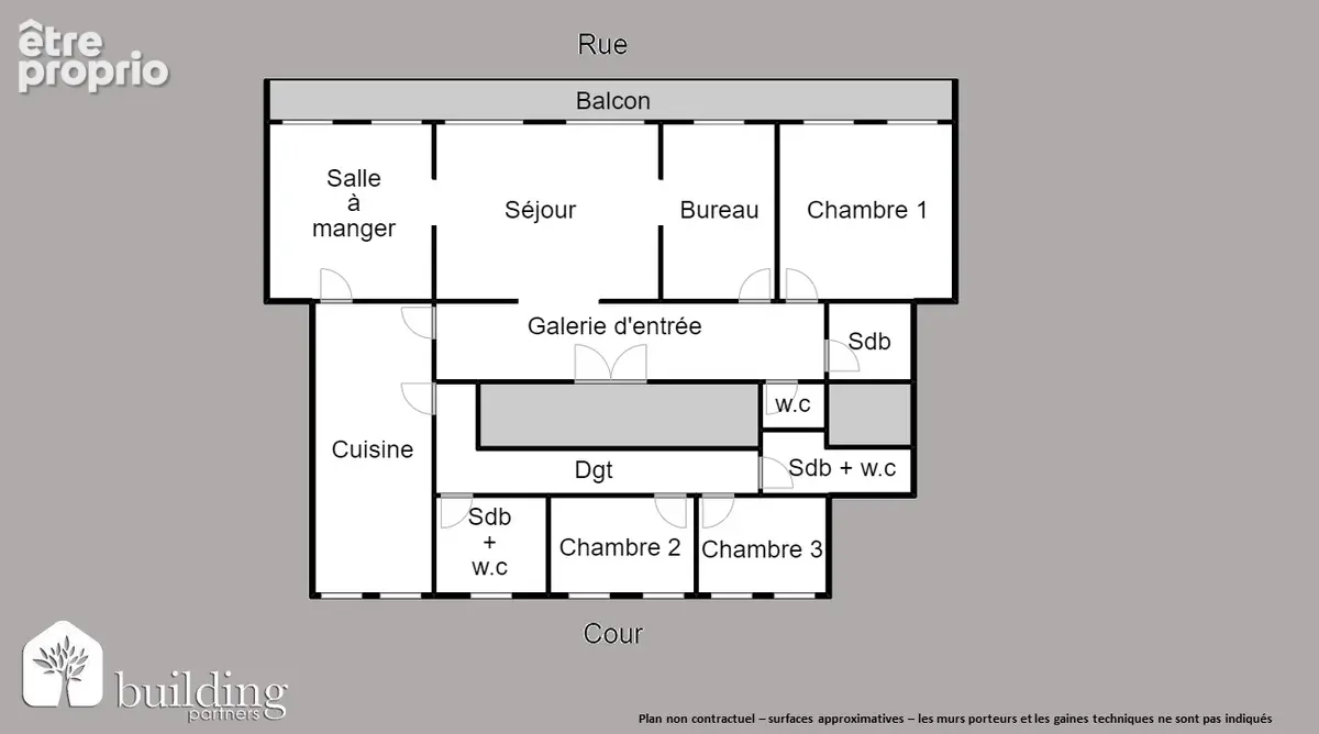 Champerret Paris 17ème - Appartement 6 pièces 192 m² avec 15 m² de balcon - photo 2