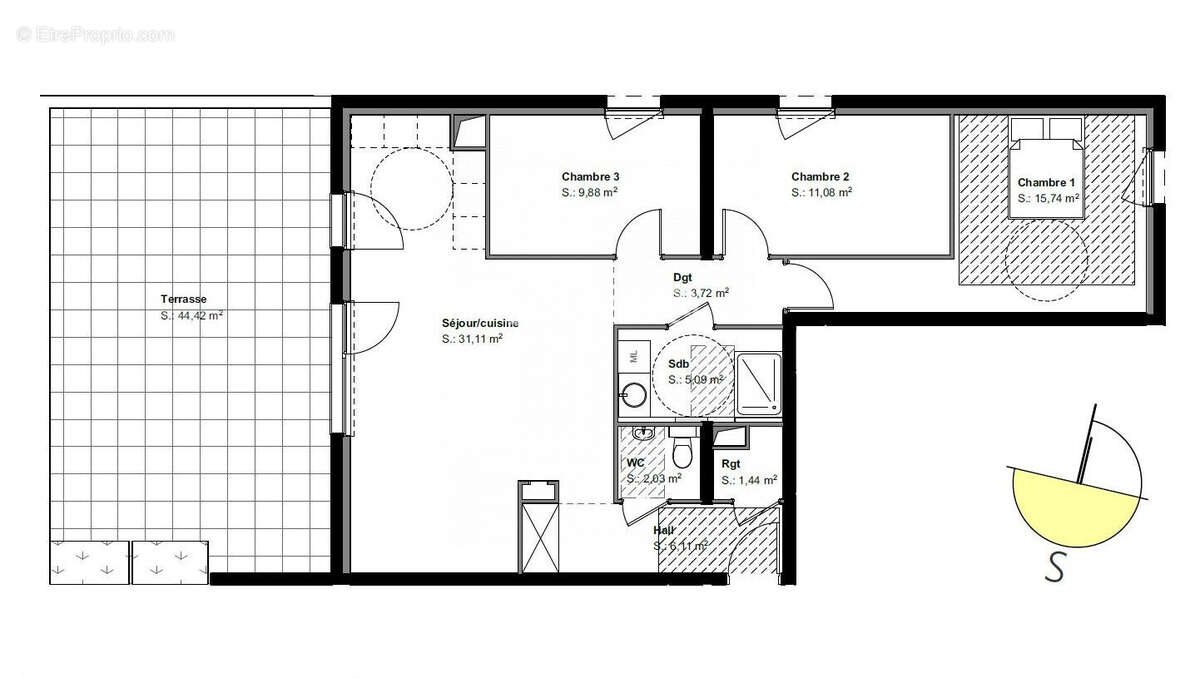 Appartement à PFASTATT