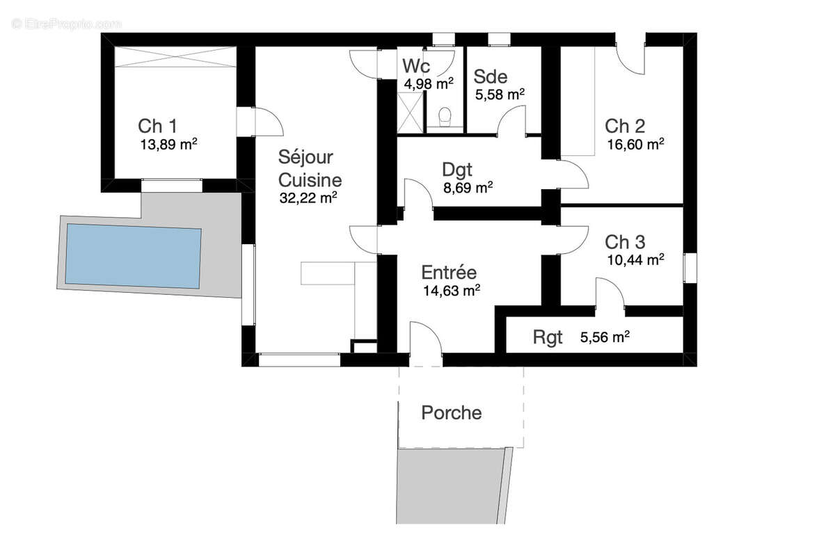 Appartement à ANGRESSE