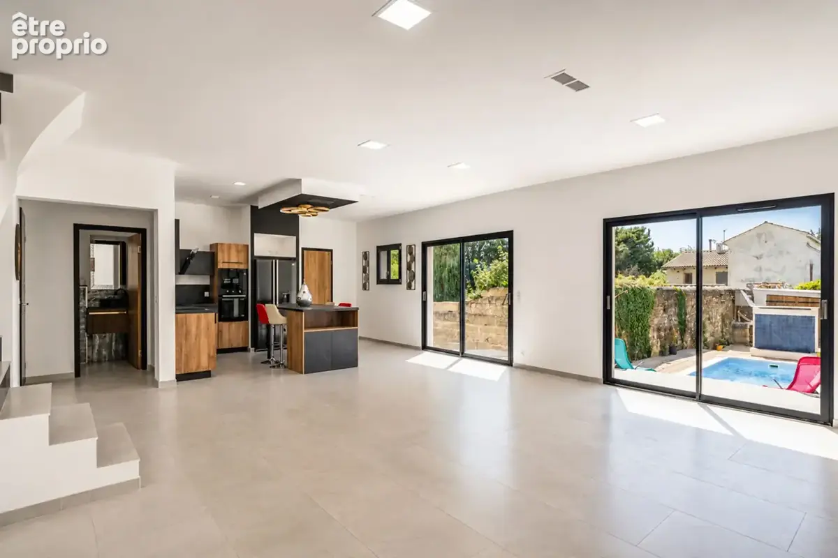 Maison d'architecte récente avec piscine et suite parentale de plain-pied à proximité d'Uzès - photo 2