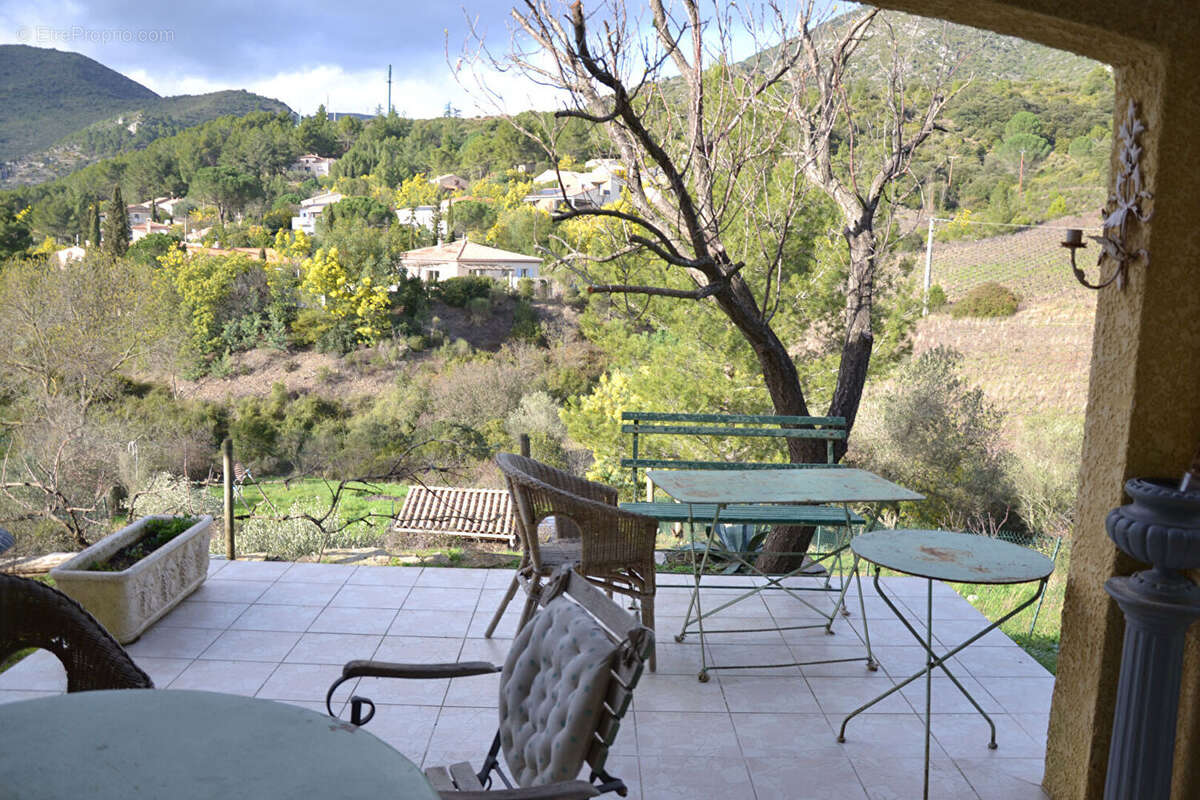 Roquebrun 34 villa 7 pièces plus studio DPE  A sur 1900 m² de terrain - photo 10