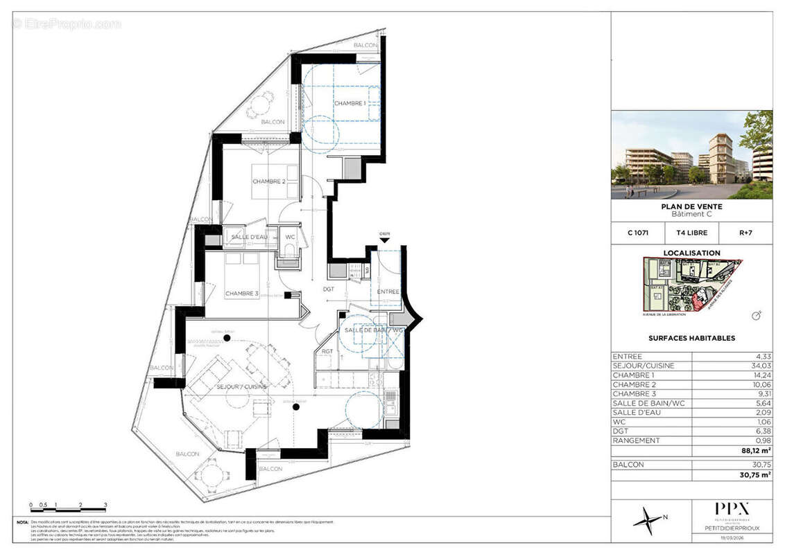Appartement à THONON-LES-BAINS