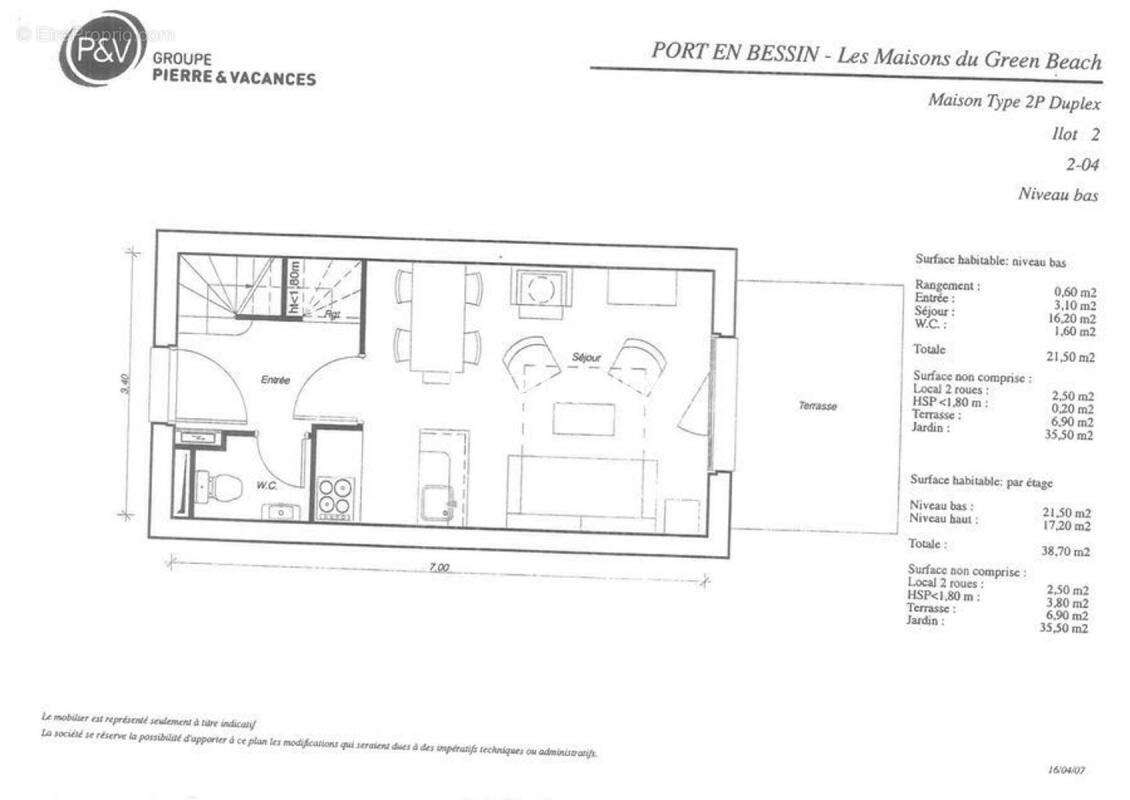 Appartement à PORT-EN-BESSIN-HUPPAIN