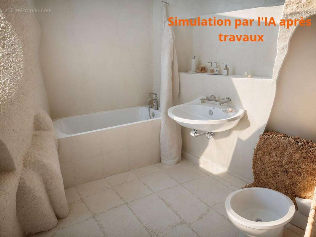 Photo créée par l\&#039;IA pour une simulation après travaux - Maison à CLAMECY