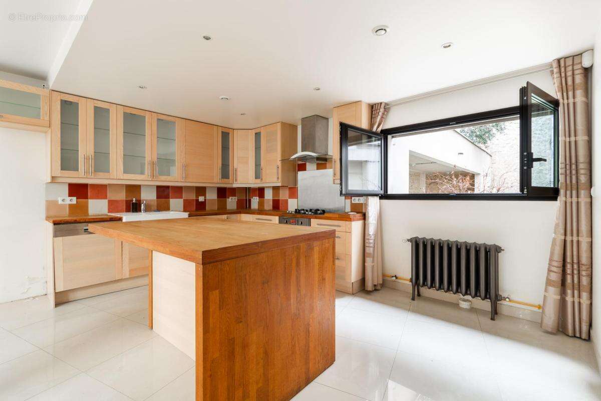 Paris 19ème - avenue de flandre / riquet / crimée - exceptionnelle maison contemporaine 185m2 - jardin - terrasse - cour privée - photo 3