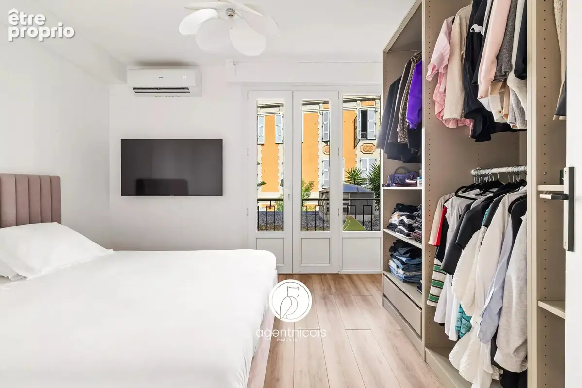 Nice // libération - rue raiberti : 3 pieces / traversant sud-nord / balcons / cave - photo 4
