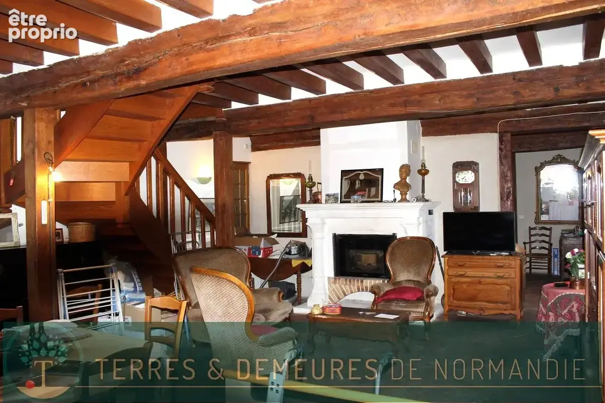 Charmante maison normande à colombages avec grand terrain arboré proche du centre-ville de Cormeilles (27260) - photo 3