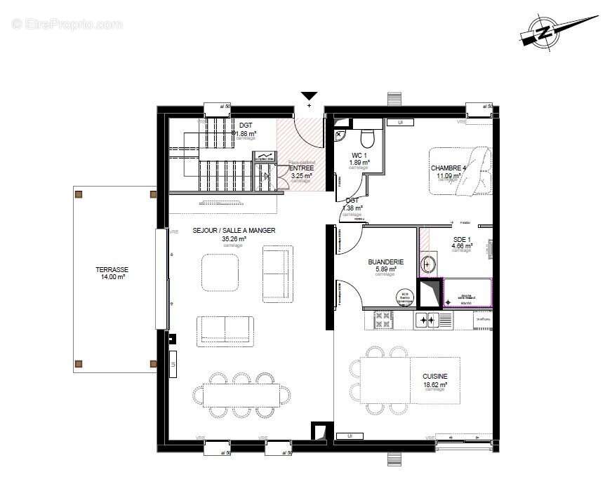 HOSSEGOR PLAGE  Appartement/Villa d'exception avec jardin privatif  175 m²  4 suites  Rénovation 2025 - photo 18