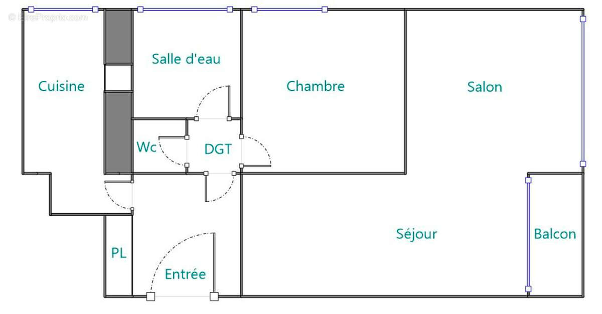 Appartement à PARIS-20E