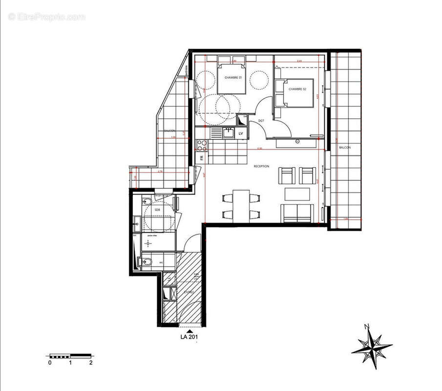 Appartement à LE TOUQUET-PARIS-PLAGE