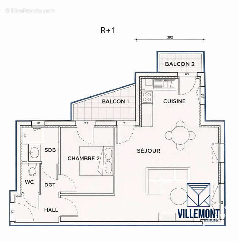 Appartement à MAUGUIO