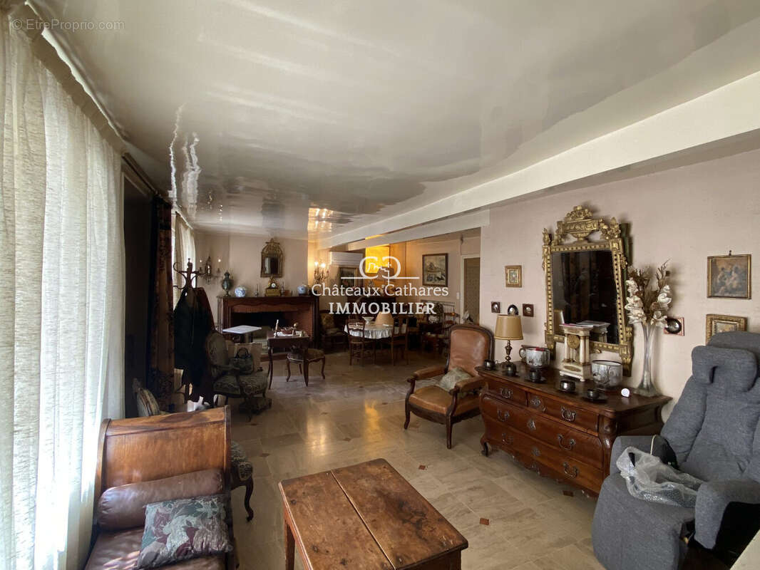 salon - Maison à SAINT-PAUL-DE-FENOUILLET